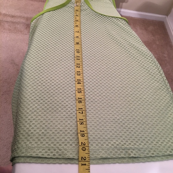 Sand & Sun Green Dress Tank Cover up SZ Tag Faded - Picture 7 of 7